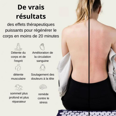 Tapis d'acupression - Votre allié contre le stress et la douleur