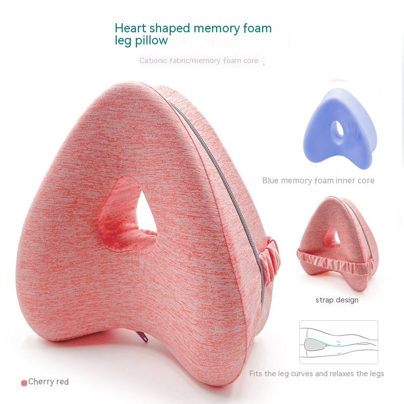 Heart-shaped Memory Foam Leg Pillow Contour Legacy Leg Pillow