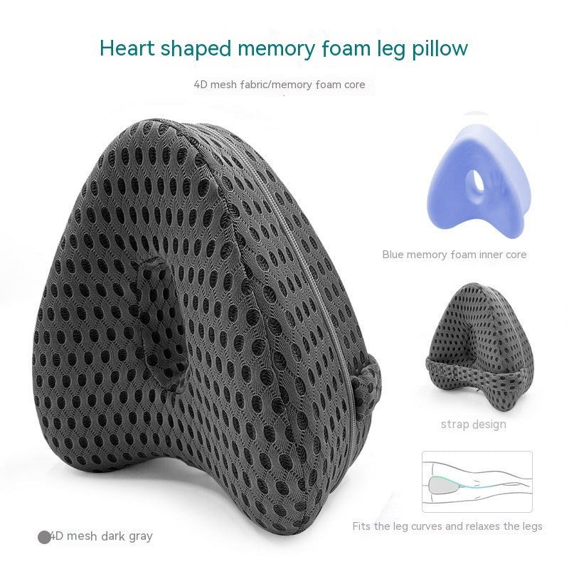 Heart-shaped Memory Foam Leg Pillow Contour Legacy Leg Pillow