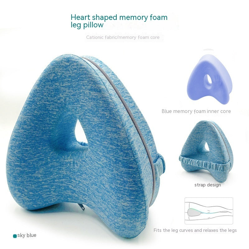 Heart-shaped Memory Foam Leg Pillow Contour Legacy Leg Pillow